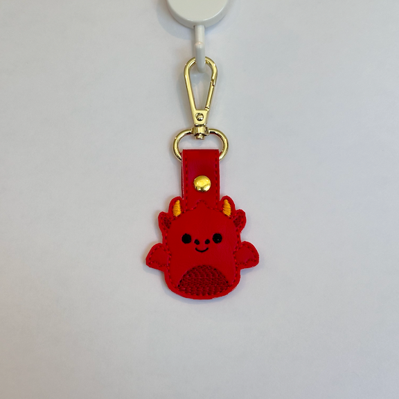 Pudgy Dragon Key Fob