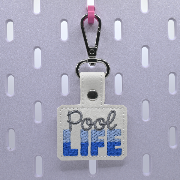 "Pool Life" Key Fob