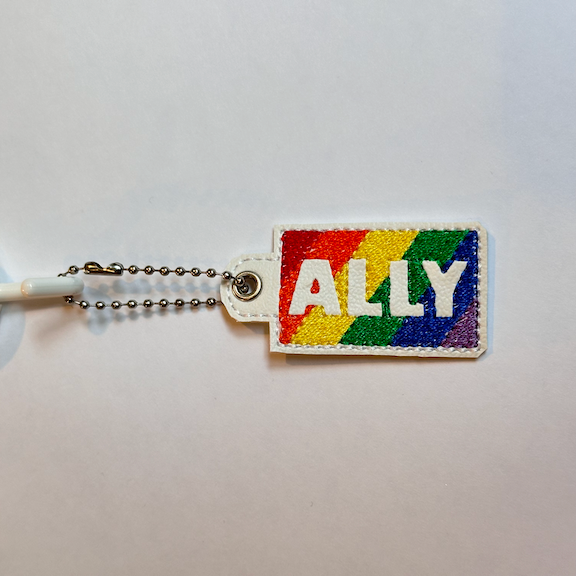 Ally Rainbow Key Chain