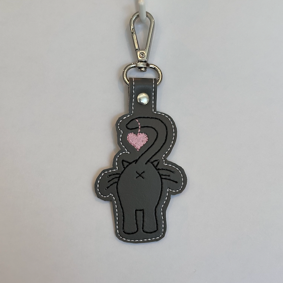 Cat Butt Key Fob