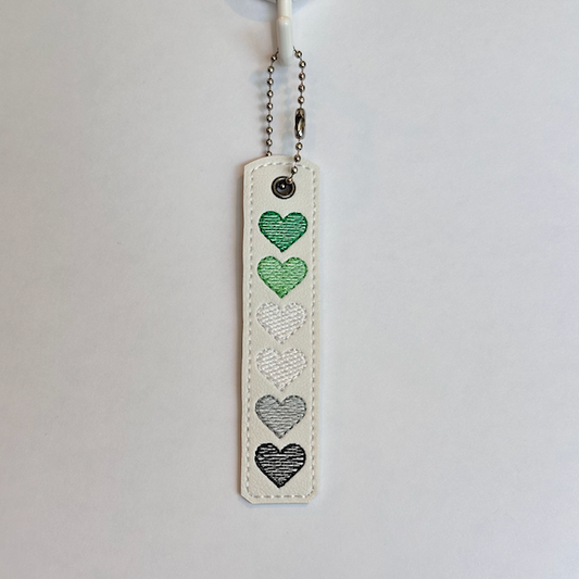 Aromantic Hearts Key Chain - Medium