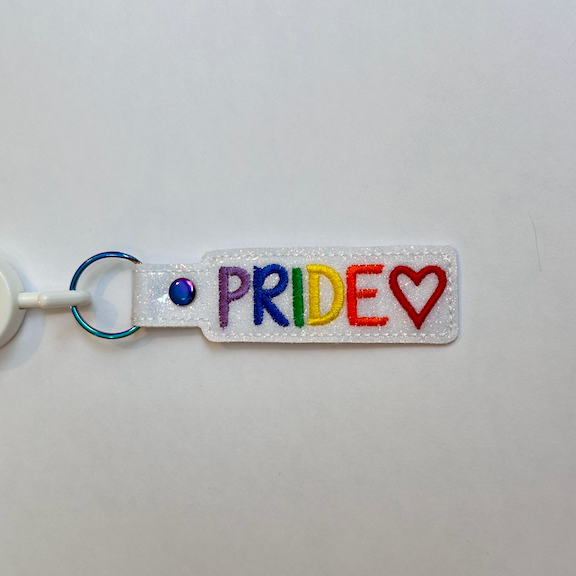 Pride Heart Key Fob