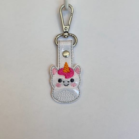 Pudgy Unicorn Key Fob
