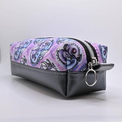 Boxy Zipper Pouch - Dragon Circle