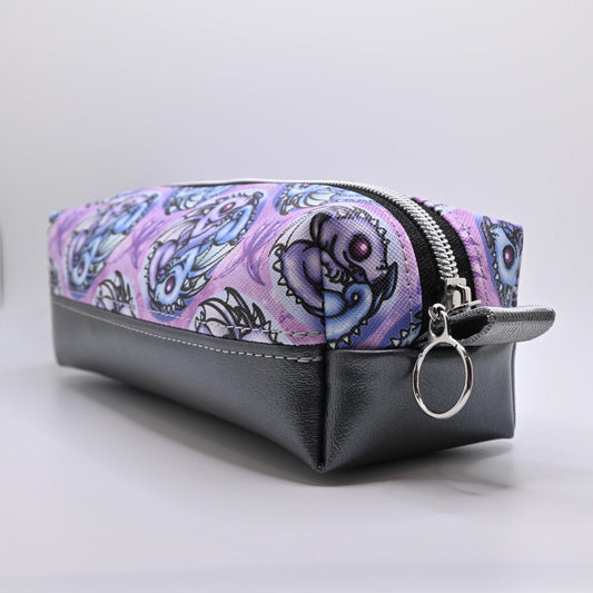 Boxy Zipper Pouch - Dragon Circle