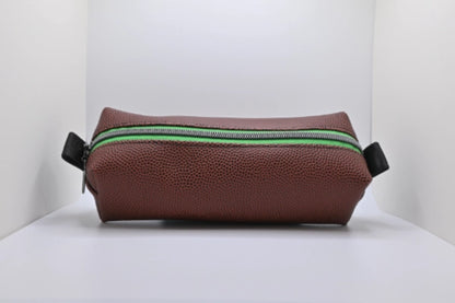 Boxy Zipper Pouch - Football