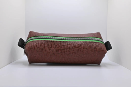 Boxy Zipper Pouch - Football