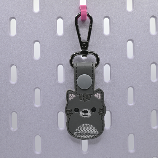 Pudgy Cat Key Fob