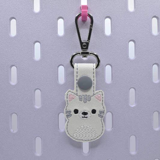 Pudgy Cat Key Fob