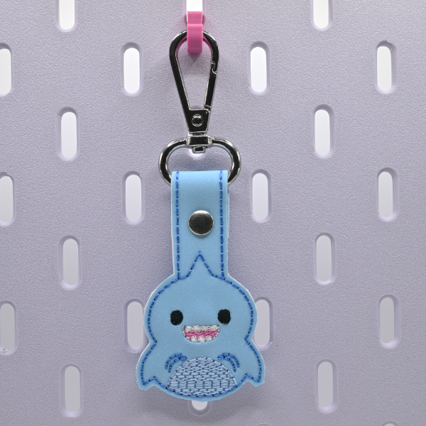 Pudgy Shark Key Fob